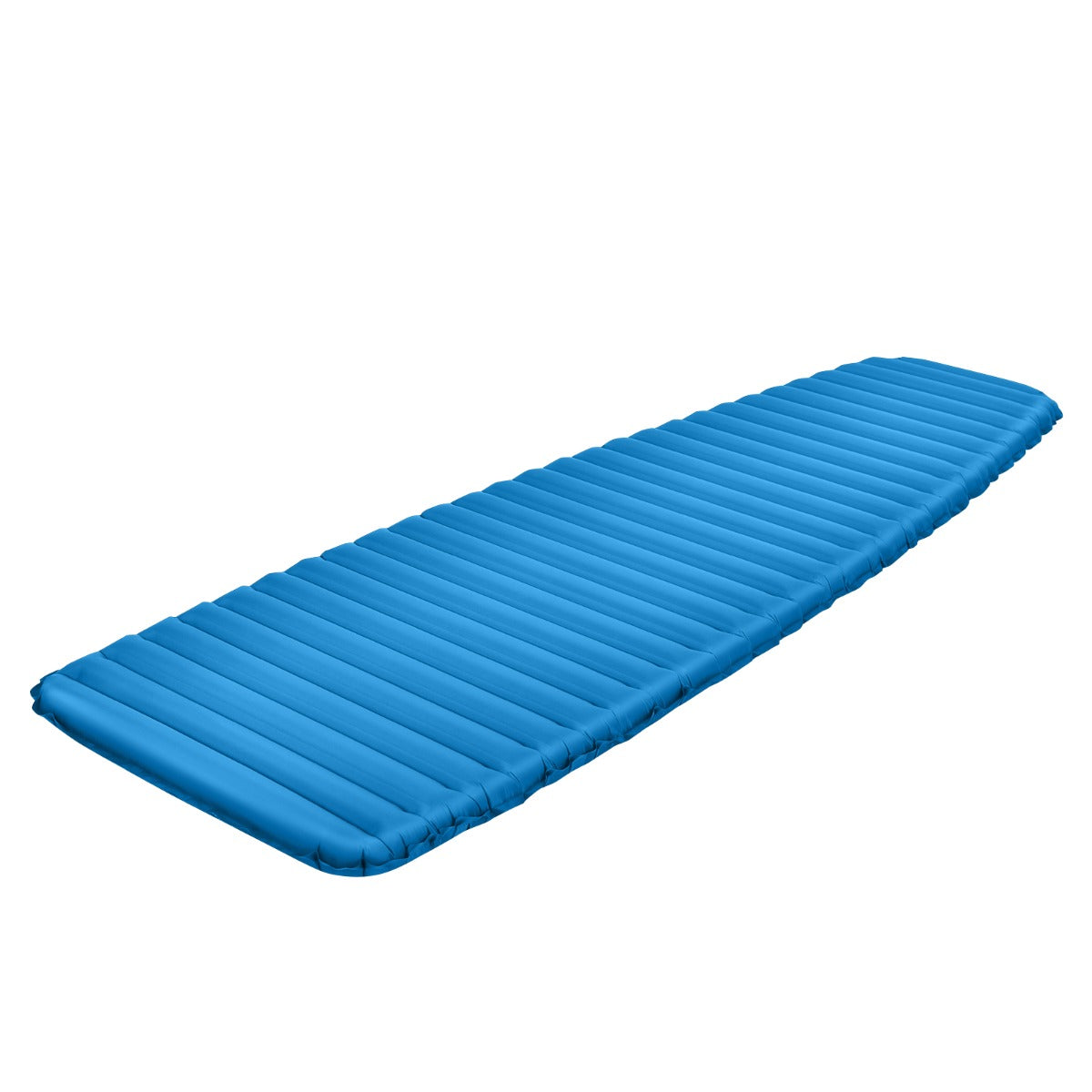 LIVSK Lichtgewicht Opblaasbaar Campingmatras - Waterdicht en Scheurvast - Draagvermogen 100 kg - 197 x 63 x 7 cm - Blauw