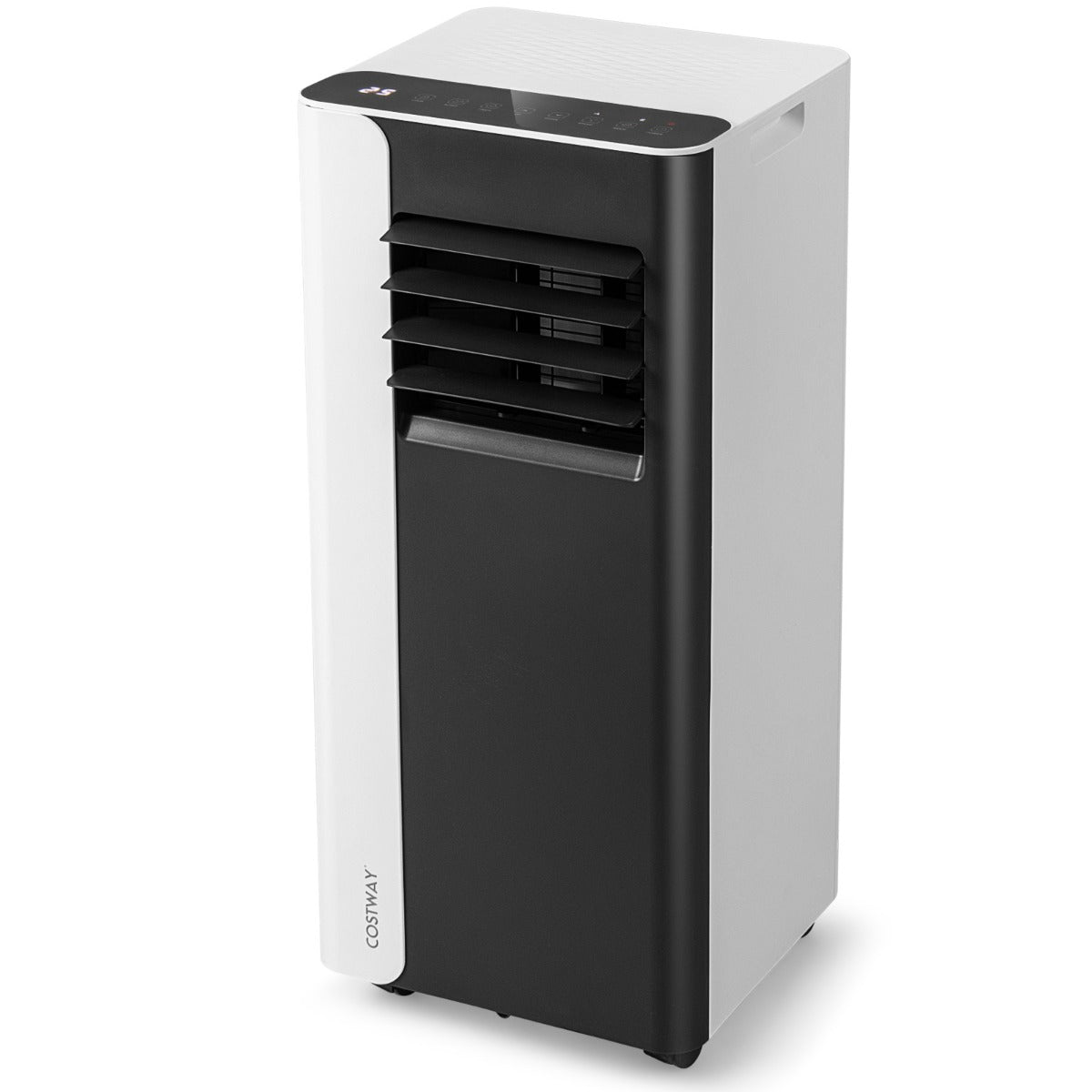 Livsk costway 7000 btu draagbare airconditioner 3 in 1 koelapparaat met ventilator en luchtontvochtiger stille vloereenheid met slaapmodus 1