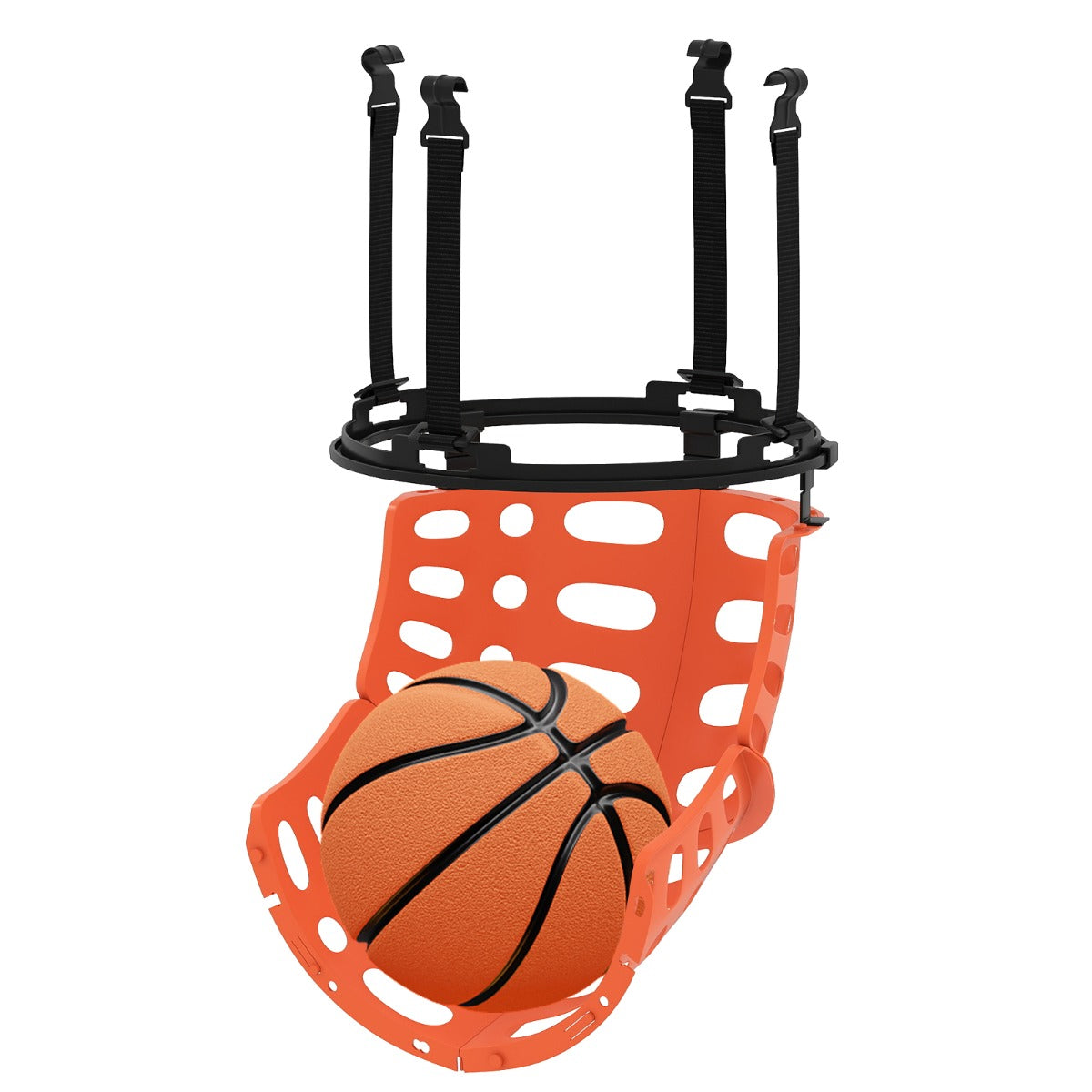 Livsk costway accessoires voor basketbalrebounders 360 roterende basketbalrebounder