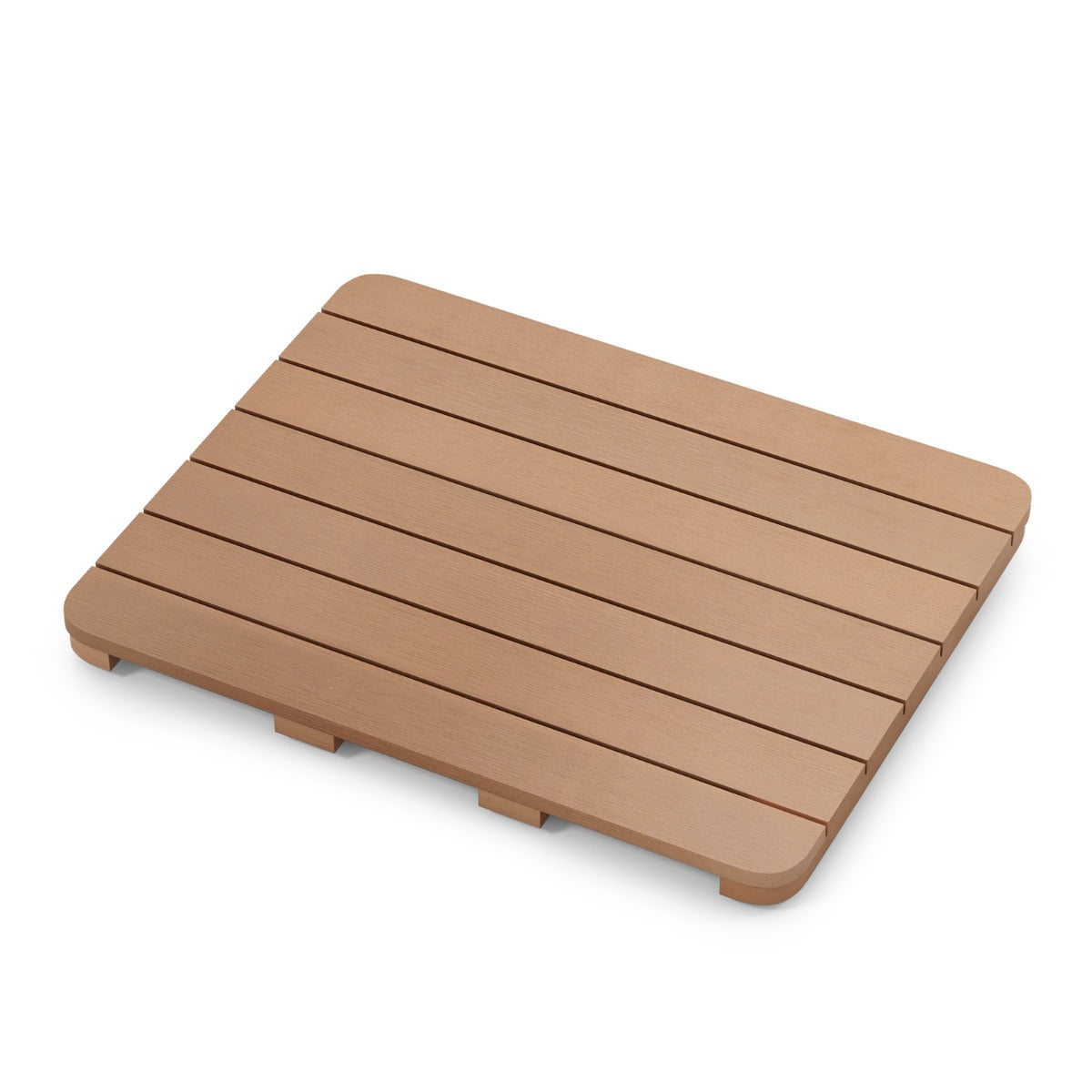 LIVSK Waterdichte Douchemat van HIPS - Antislip met Roestvrijstalen Schroeven - Voor Binnen en Buiten - 60 x 48 x 4,5 cm -