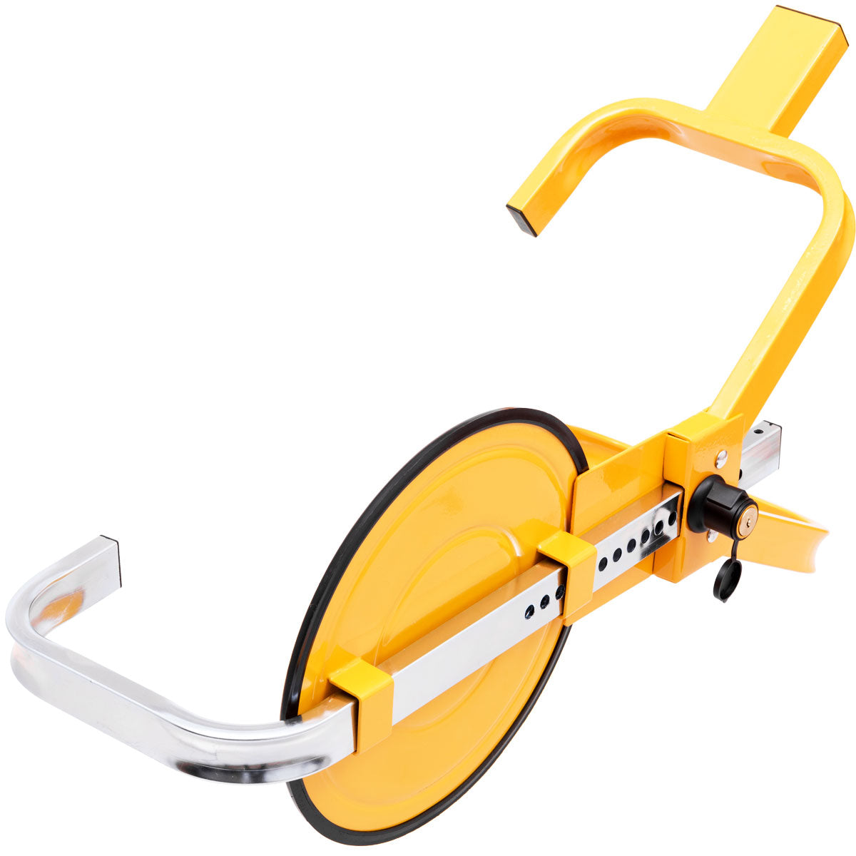 LIVSK Wielklem van Zwaar Staal - Roestwerend - Universeel voor Auto, Aanhangwagen, SUV - Eenvoudig te Bevestigen - Geel