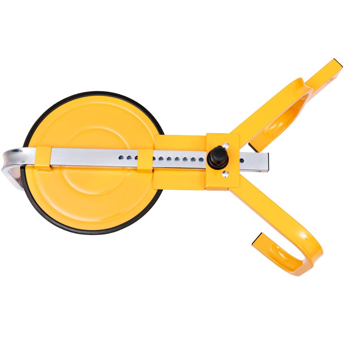 LIVSK Wielklem van Zwaar Staal - Roestwerend - Universeel voor Auto, Aanhangwagen, SUV - Eenvoudig te Bevestigen - Geel