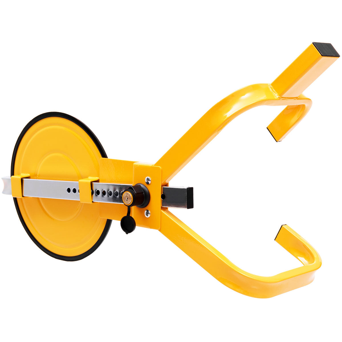 LIVSK Wielklem van Zwaar Staal - Roestwerend - Universeel voor Auto, Aanhangwagen, SUV - Eenvoudig te Bevestigen - Geel