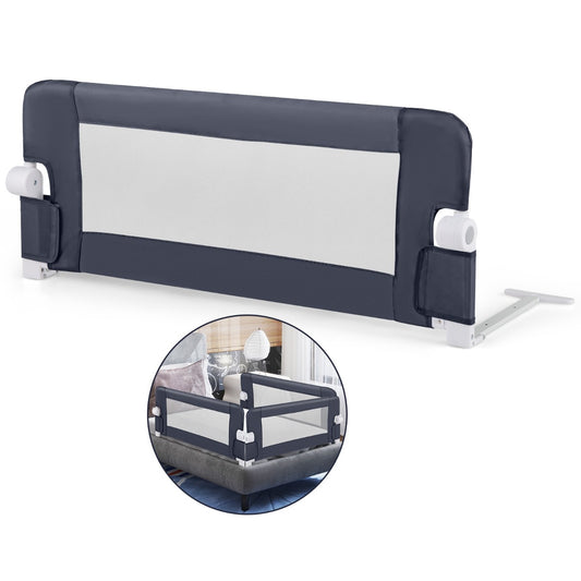 LIVSK Babybedhekje - Zachte Schuimstof - Inklapbaar met Veiligheidsriem - Geschikt voor Meerdere Bedtypes - 105 x 38 x 43 cm -