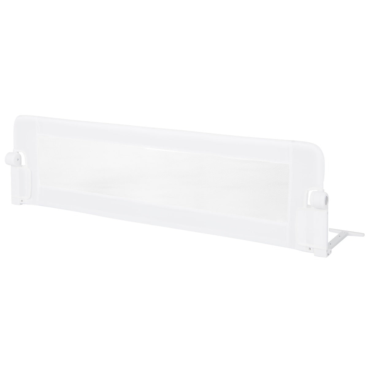 LIVSK Extra Lang Bedhekje voor Peuters - Veiligheid en Comfort - Opvouwbaar - Ademend Mesh - 150 x 40,5 x 42 cm - Wit