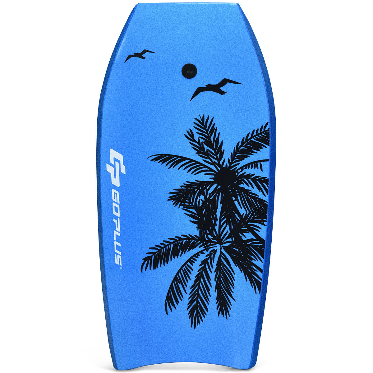 LIVSK Lichtgewicht Bodyboard - Halvemaanvormige Staart - Hoog Drijfvermogen - Safety Leash - Voor 14+ - 106 x 51 x 6 cm - Blauw