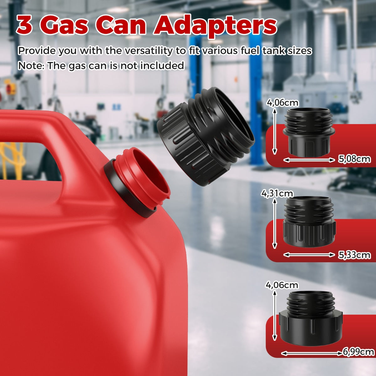 LIVSK Veilige Pomp voor Jerrycans - Auto-Stopsensor - Handenvrij Gebruik - USB/Batterij Aangedreven - 12 LPM - Wit