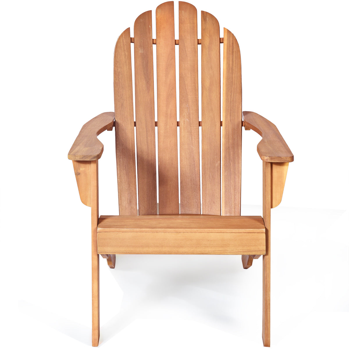 LIVSK Ergonomische Adirondack Stoel - Duurzaam Acaciahout - Comfortabel en Stevig - Voor Tuin en Terras - 69 x 88 x 103 cm -