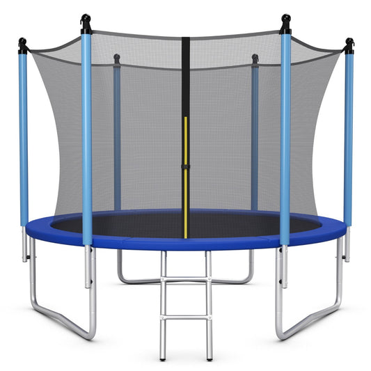 Livsk costway buiten trampoline en beschermnet van pe voor trampoline trampoline en veiligheidsnet