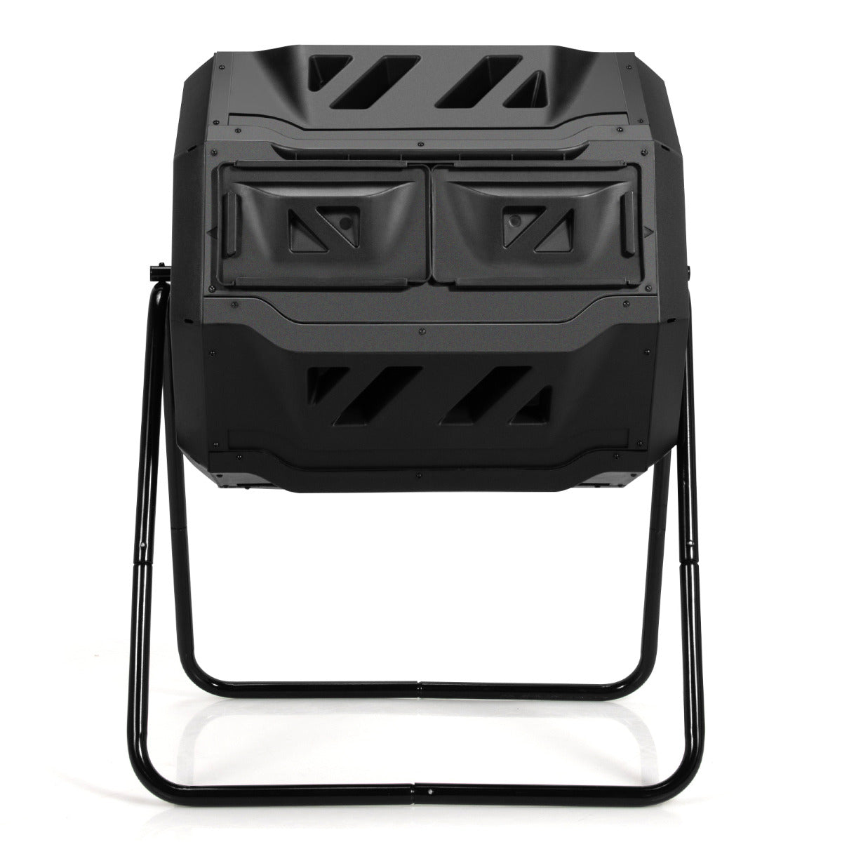 Livsk costway buiten zwenkbare compostbak 40 gallon tuin roterende composteren apparaat draagbare compostbak voor tuinen en binnenplaatsen 1