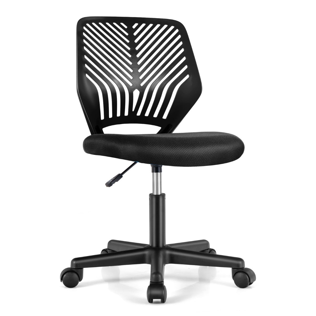 LIVSK Ergonomische Kinderbureaustoel - Verstelbaar - Ademend Mesh - Hoge Dichtheid Spons - Tot 150 kg - Blauw/Grijs/Zwart