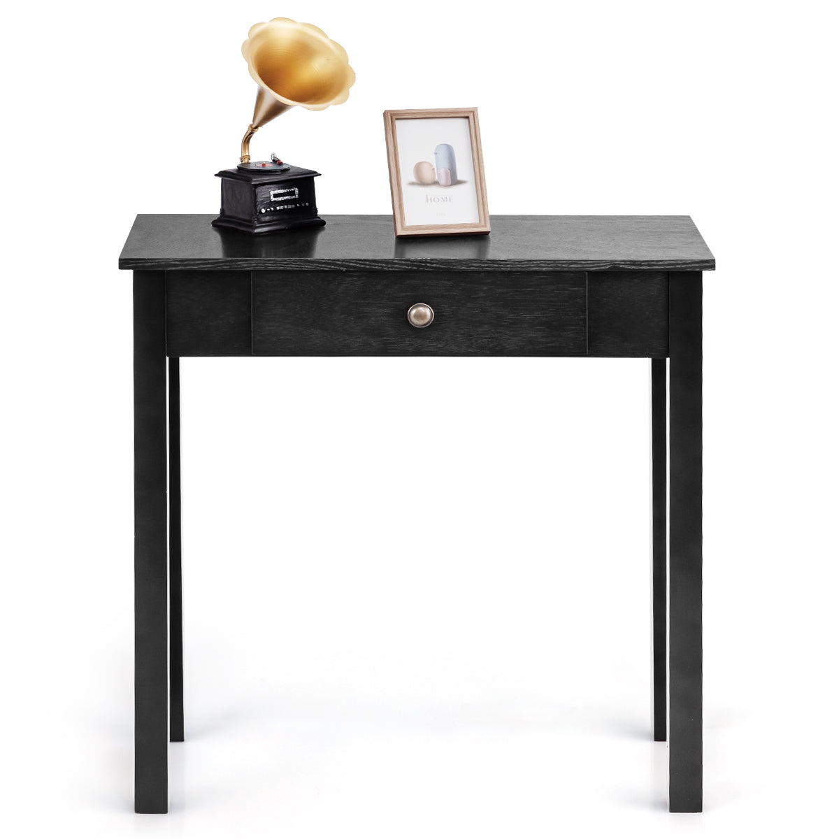 LIVSK Multifunctionele Consoletafel met Lade - Duurzaam Hout en MDF - Waterbestendig - Elegant Ontwerp - 71 x 30 x 71 cm -