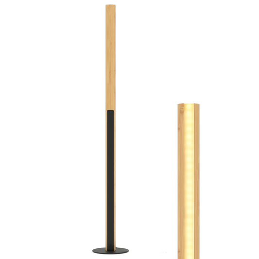 Livsk costway dimbare staande lamp met drie kleurtemperaturen 3000 6500k met een retro design en voetschakelaar