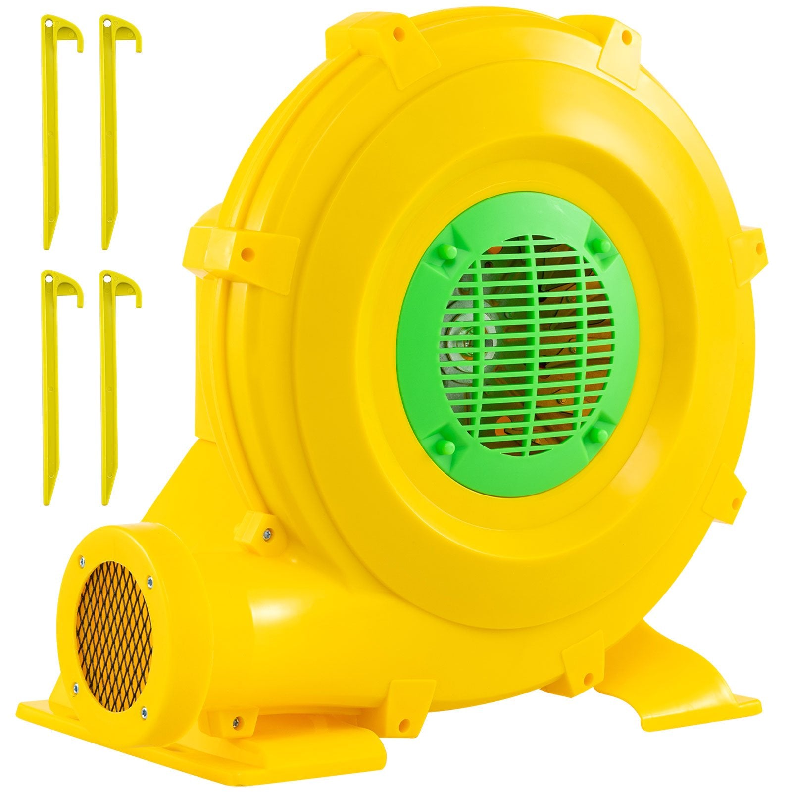 LIVSK Elektrische Luchtblazer 850W - Krachtige Luchtstroom - Slagvaste Behuizing - Waterdichte Schakelaar - 43 x 26 x 40 cm - Geel