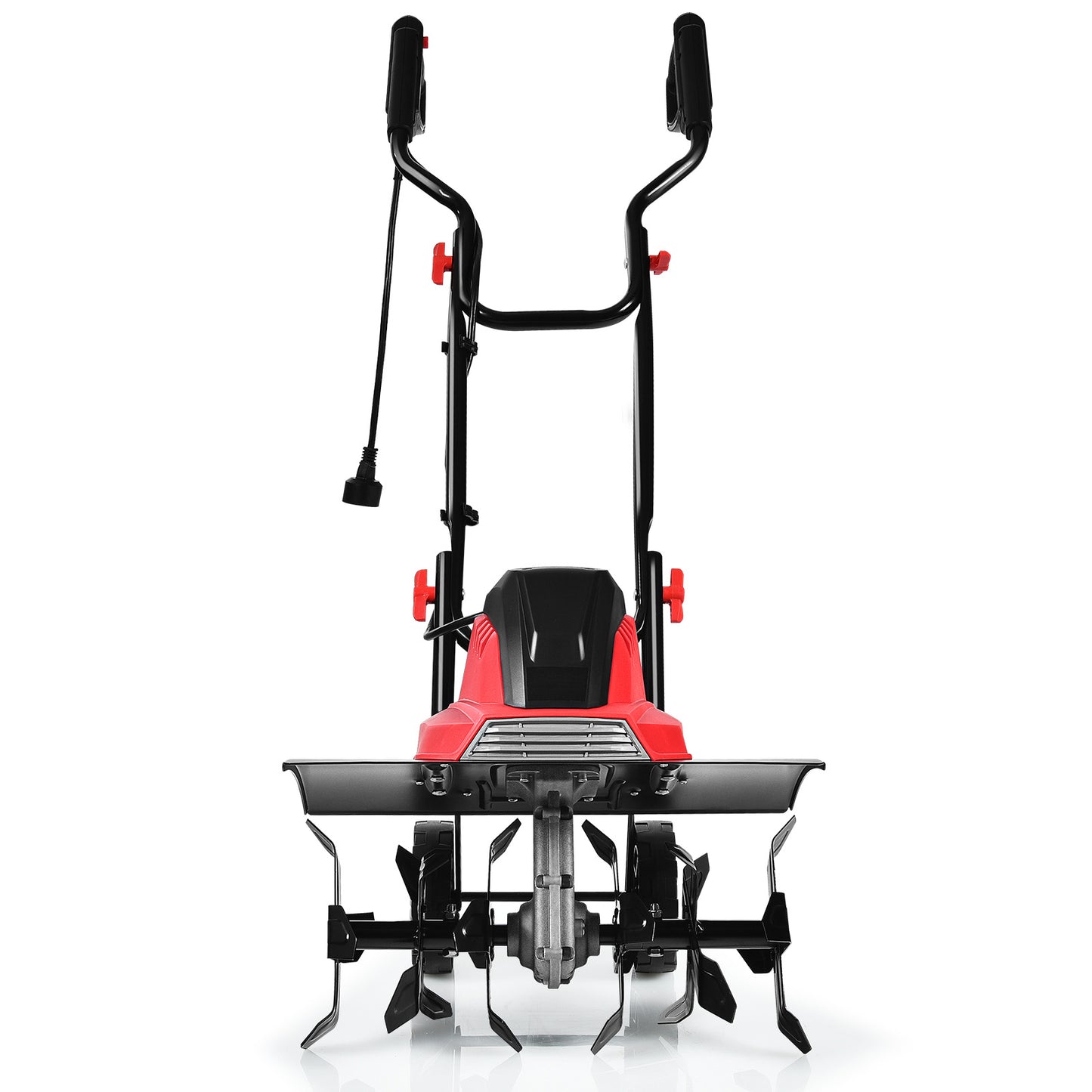 LIVSK Minicultivator Elektrisch - 13,5A Motor - 6 Messen - 43 cm Werkbreedte - 22 cm Werkdiepte - Veilig en Opvouwbaar -