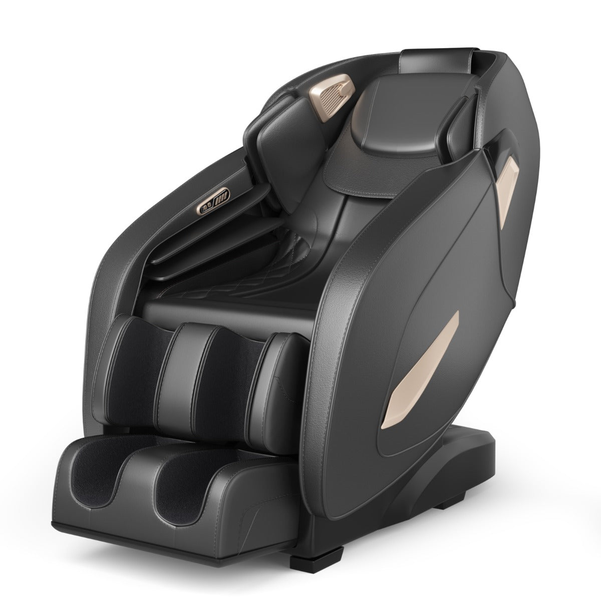 LIVSK Elektrische Massagestoel - Ergonomisch Design - Bluetooth - 12 Massageprogramma's - 32 Luchtkussens - Zwart