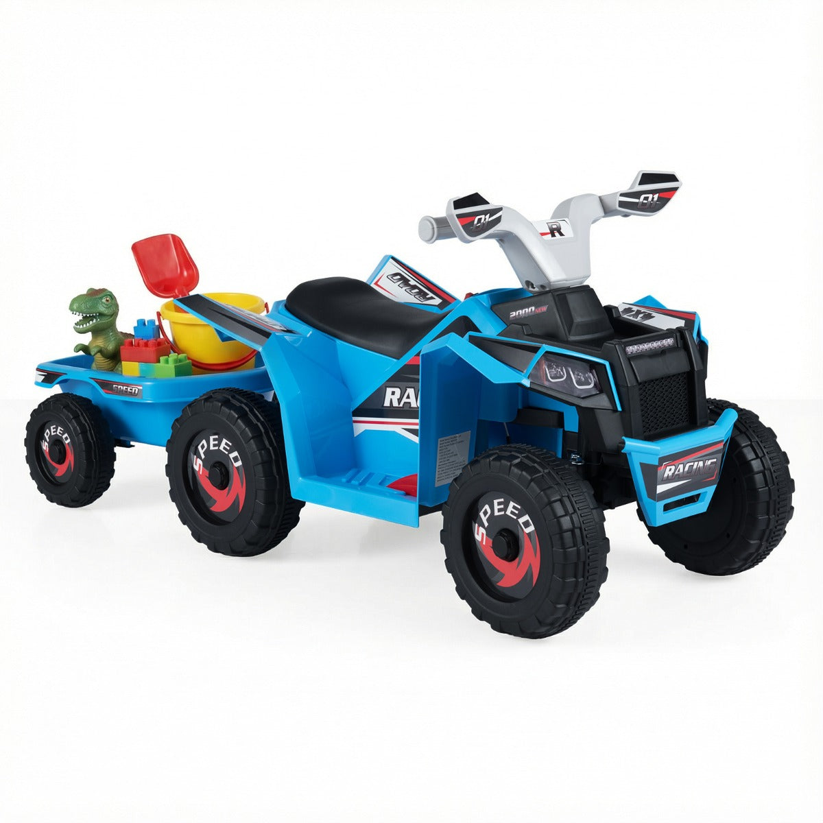 Livsk costway elektrische quad voor kinderen 6 v quad voor kinderen 2 3 km u blauw 1 1