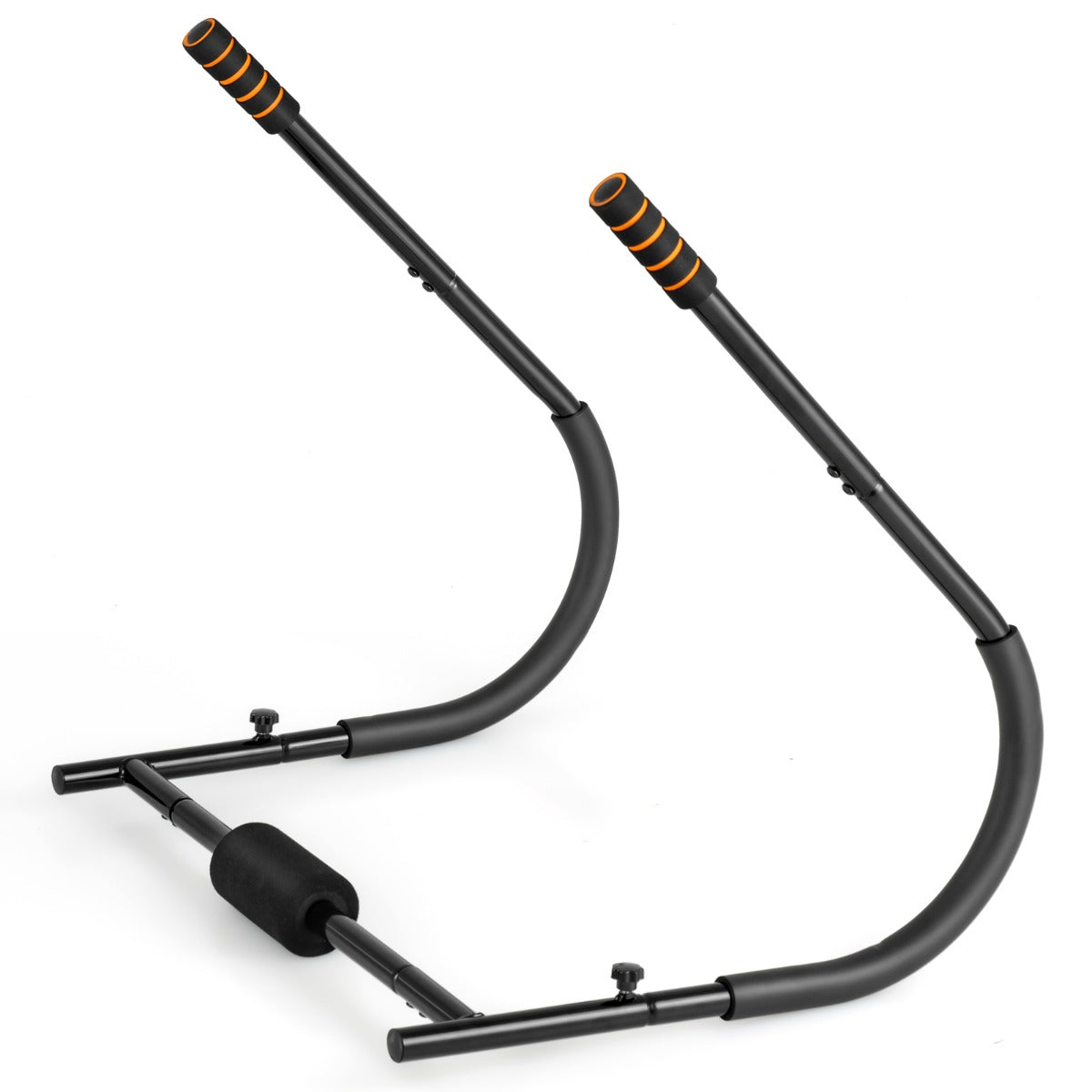 LIVSK Opvouwbare AB-trainer - Tot 150 kg Draagvermogen - Gevoerde Hoofd-/Neksteun - Antisliphandvatten - Compact - Zwart