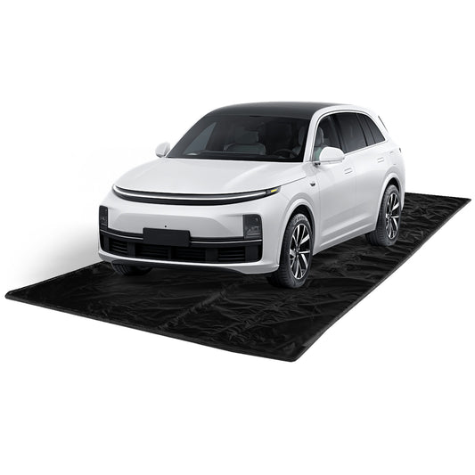 LIVSK Garage Mat - Waterdicht en Antislip - Inclusief Vloerwisser - Voor SUV's - 5,5 x 2,4 m - Zwart