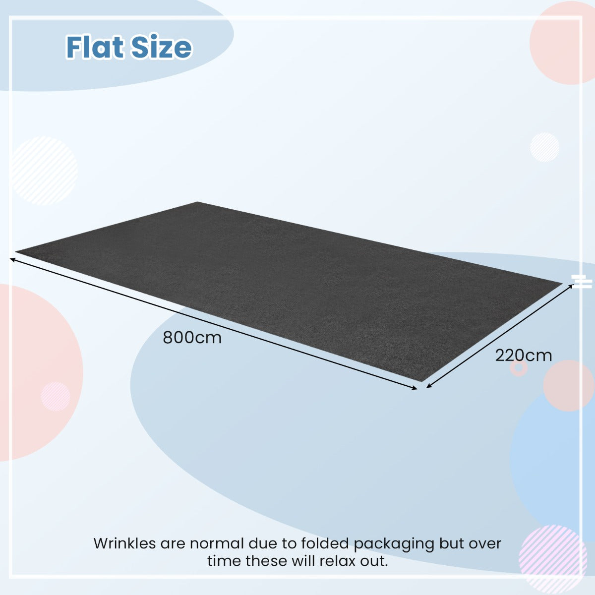 LIVSK Garagevloermat - Dubbelzijdig Absorberend en Waterdicht - Op Maat Knipbaar - Antislip - 600 x 220 cm - Grijs