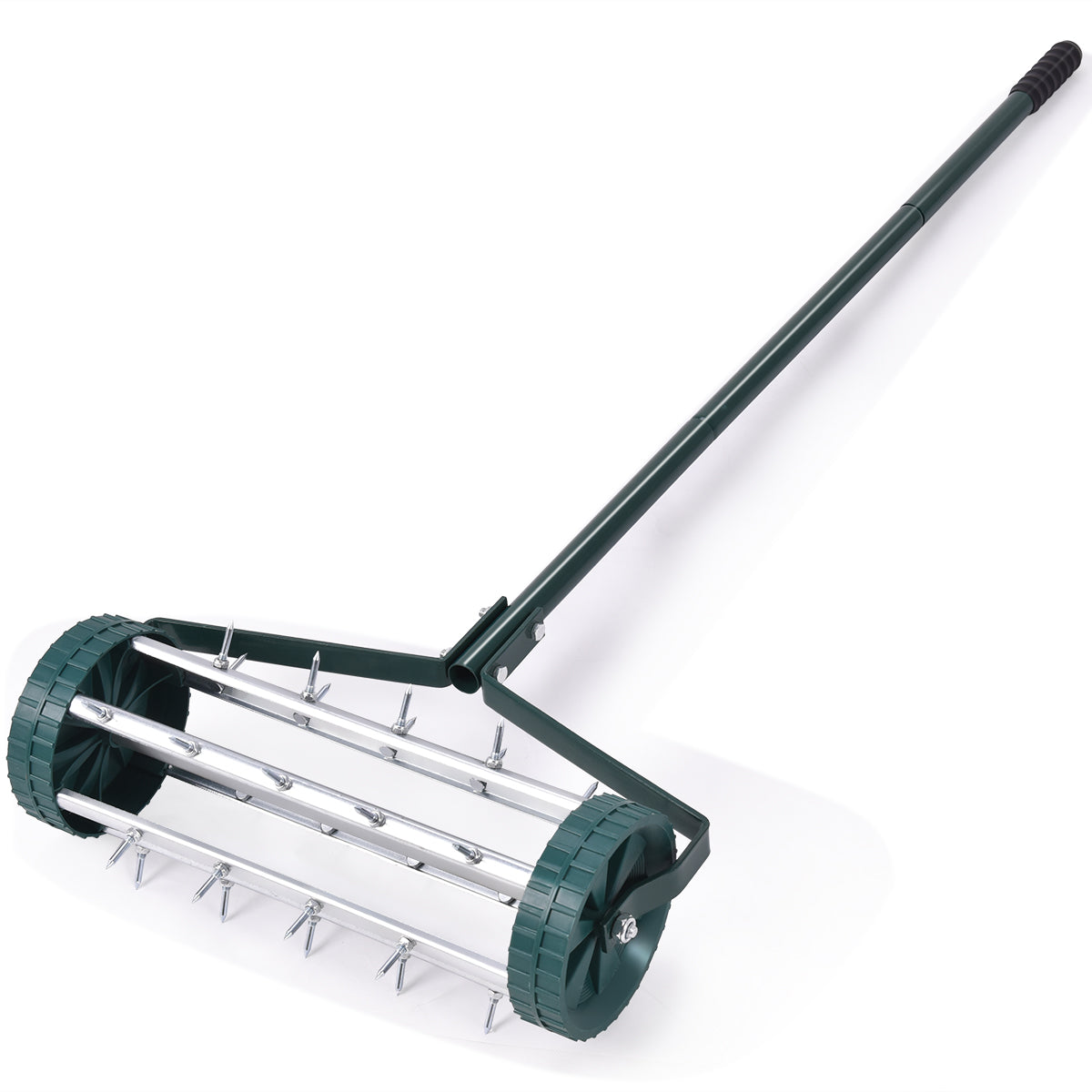 LIVSK Handmatige Verticuteermachine - 44 cm Brede Rol - Eenvoudig te Gebruiken - Efficiënte Beluchting - Groen