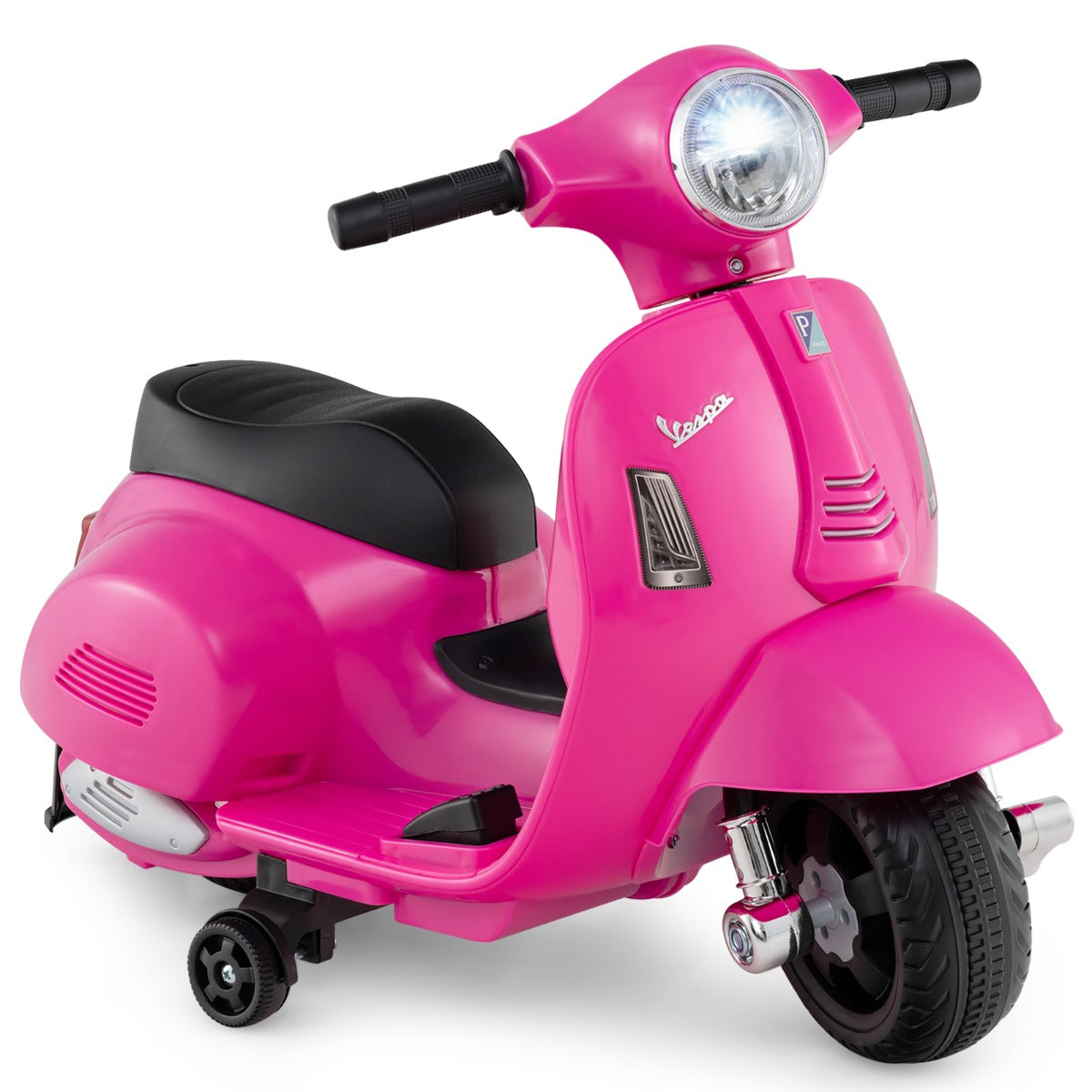 LIVSK Elektrische Kindermotorfiets - 30W Motor - LED-koplamp - Anti-kantelfunctie - Voor 18-36 maanden - Roze