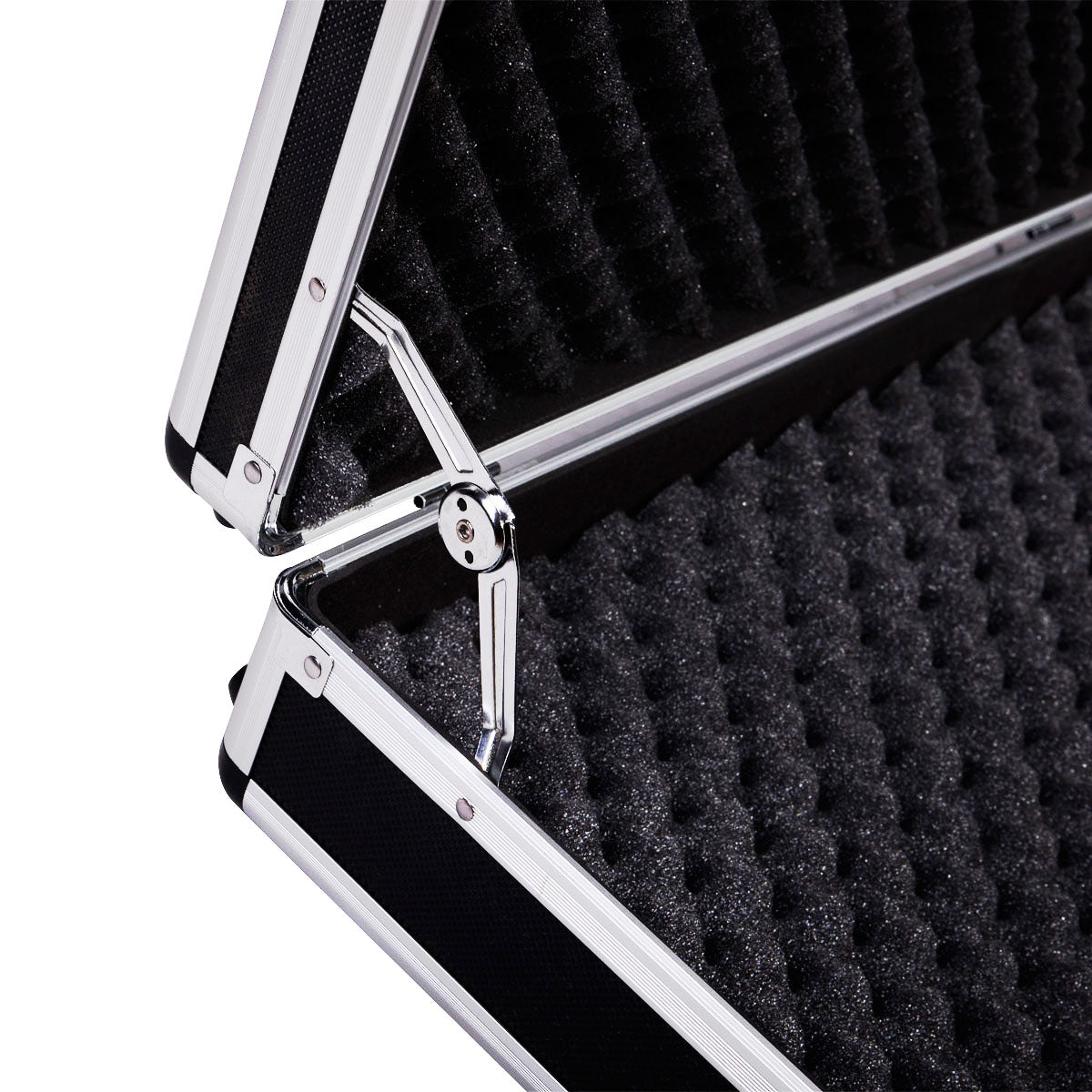 LIVSK Geweerkoffer - Hoogwaardig Aluminium en Zwart ABS - Schuiminzet voor Schokabsorptie - Veilig met 4 Sloten - 134 x 35 x 12