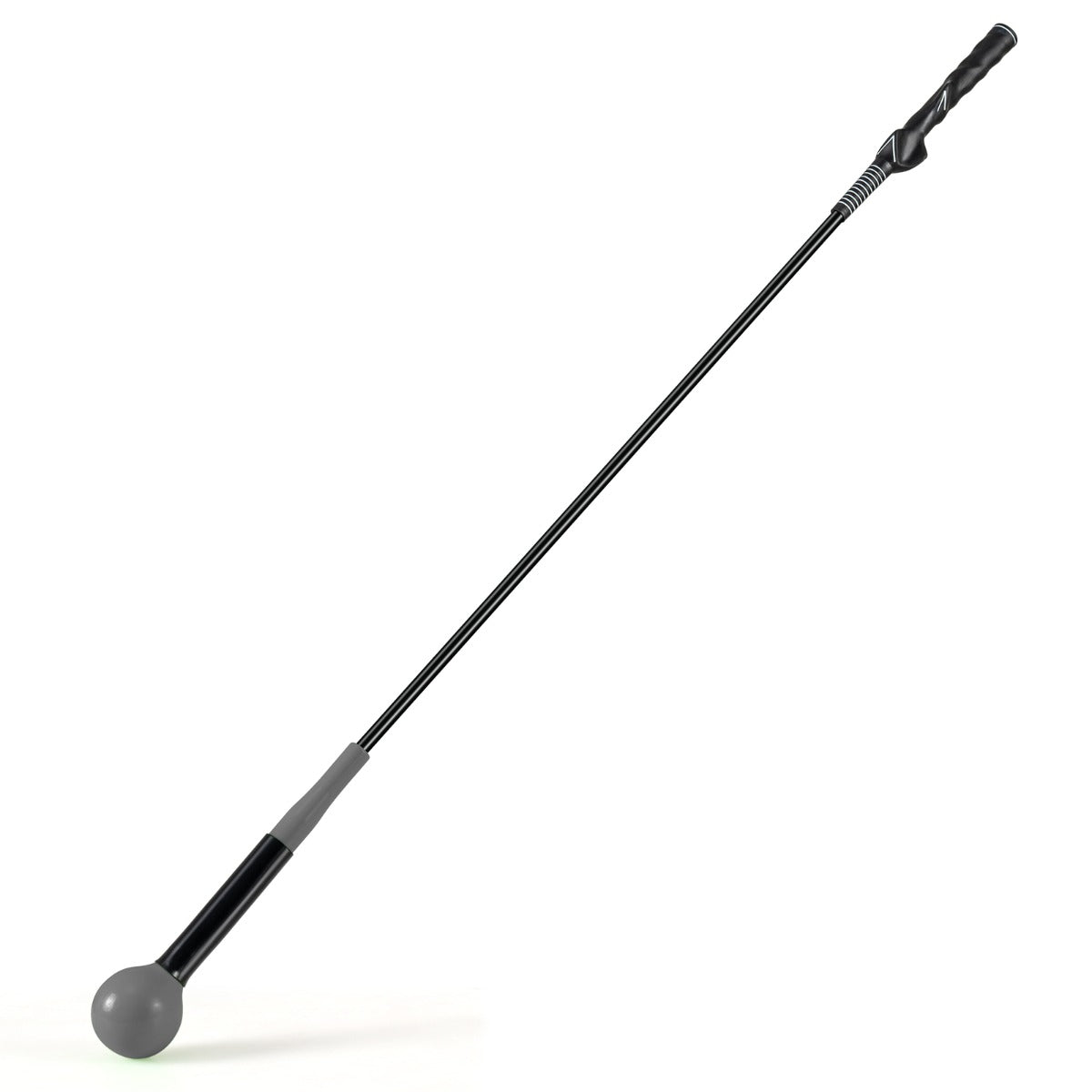 Livsk costway golfswingtrainer trainingsstick voor warming up met verzwaarde kop voor grip grijs