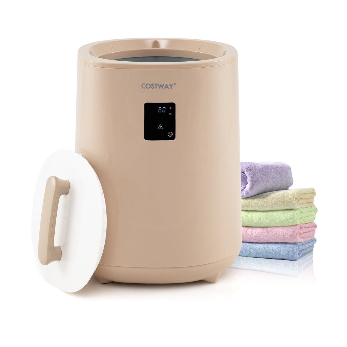 Livsk costway handdoekverwarmer 18 liter dekenverwarmer draagbare elektrische emmer