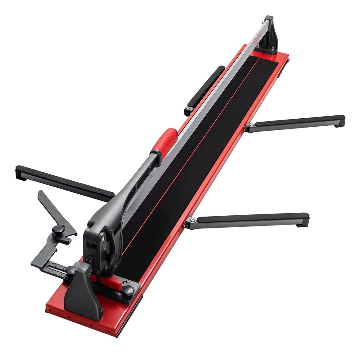 Livsk costway handmatige tegelsnijder 120 cm snijlengte hoek van 0 tot 60 143 x 23 x 23 cm