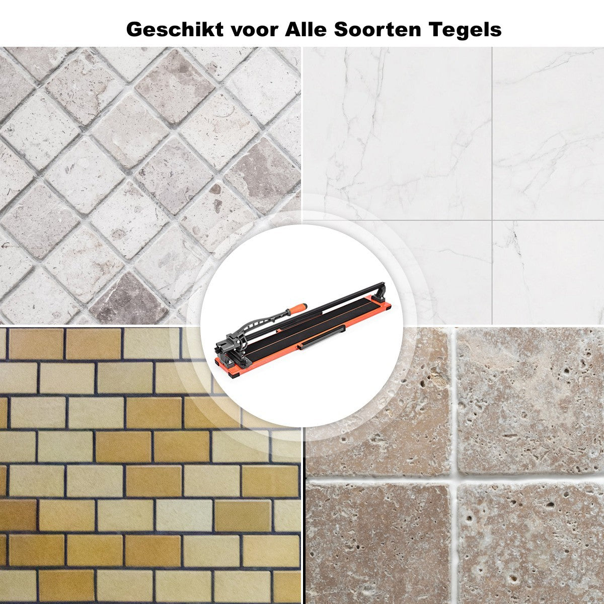 Livsk costway handmatige tegelsnijder professionele tegelsnijder 110 x 25 x 18 cm oranje zwart 3