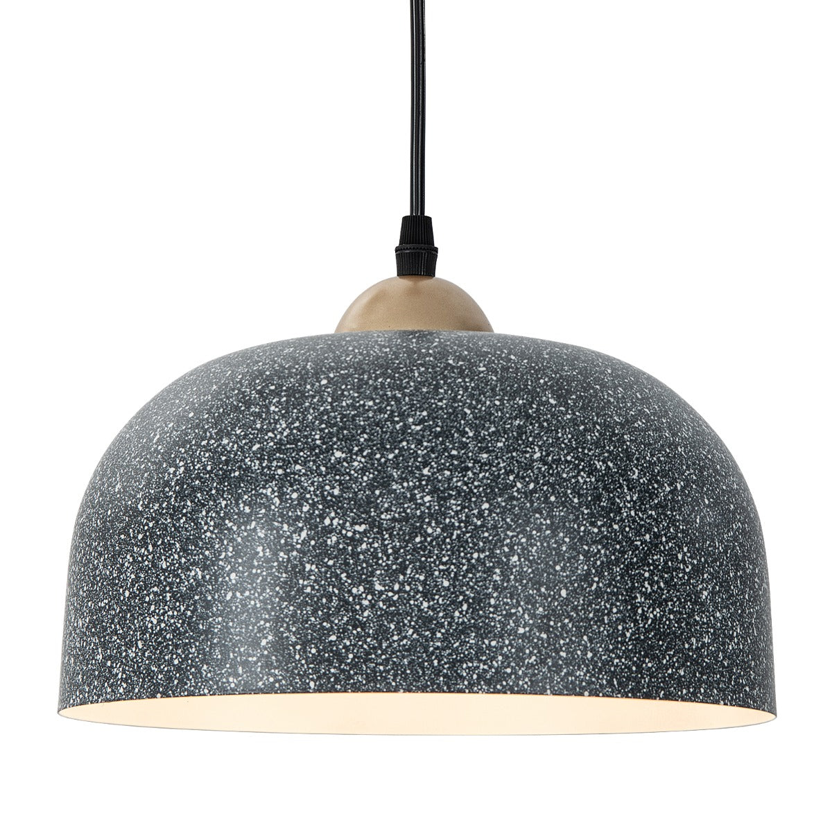 LIVSK Moderne Hanglamp - Verstelbare Ophangkabel 5-30 cm - E27 Lampvoet - Geschikt voor Schuine en Vlakke Plafonds - Grijs