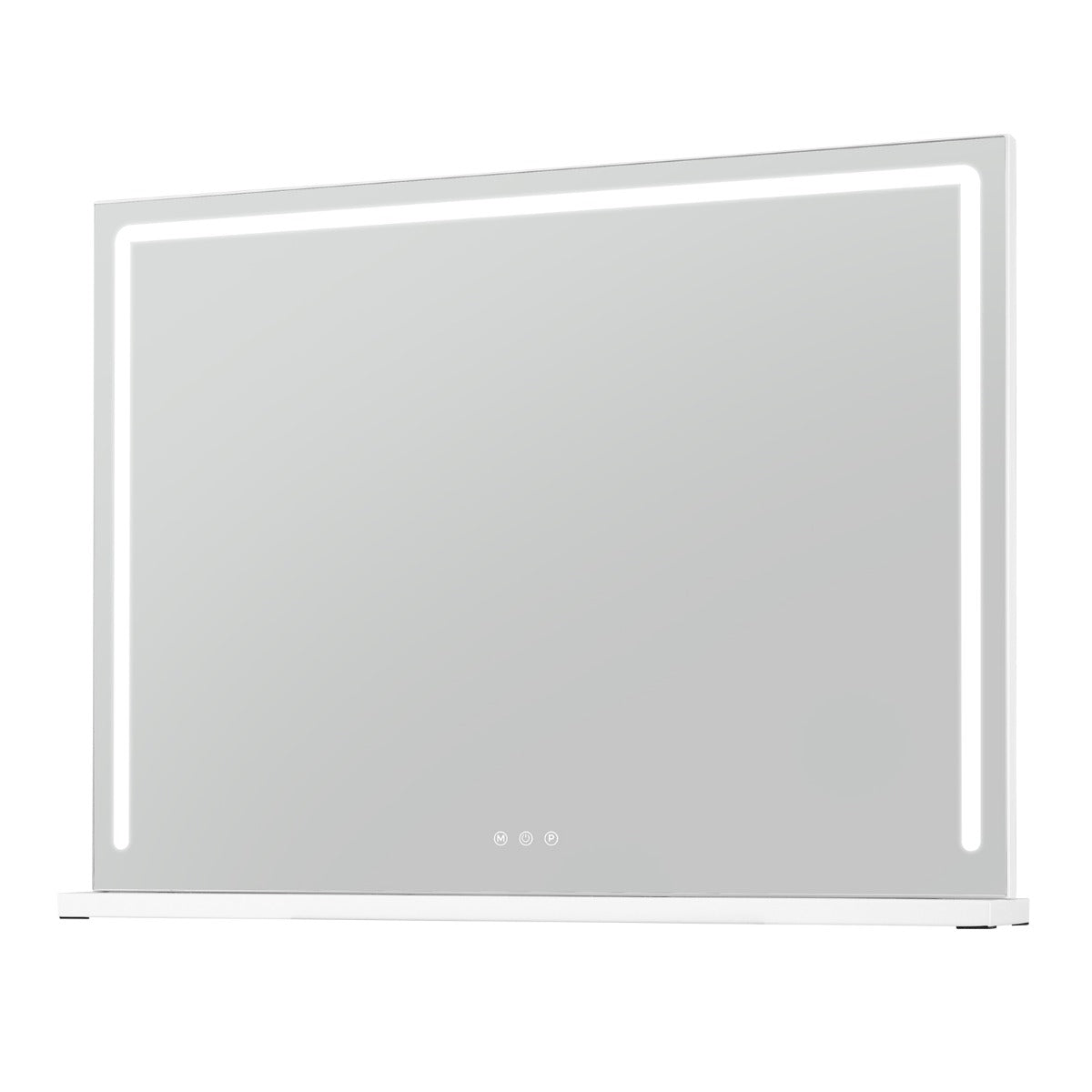 Livsk costway hollywood spiegel met verlichting verlichte make upspiegel 3 lichtkleuren