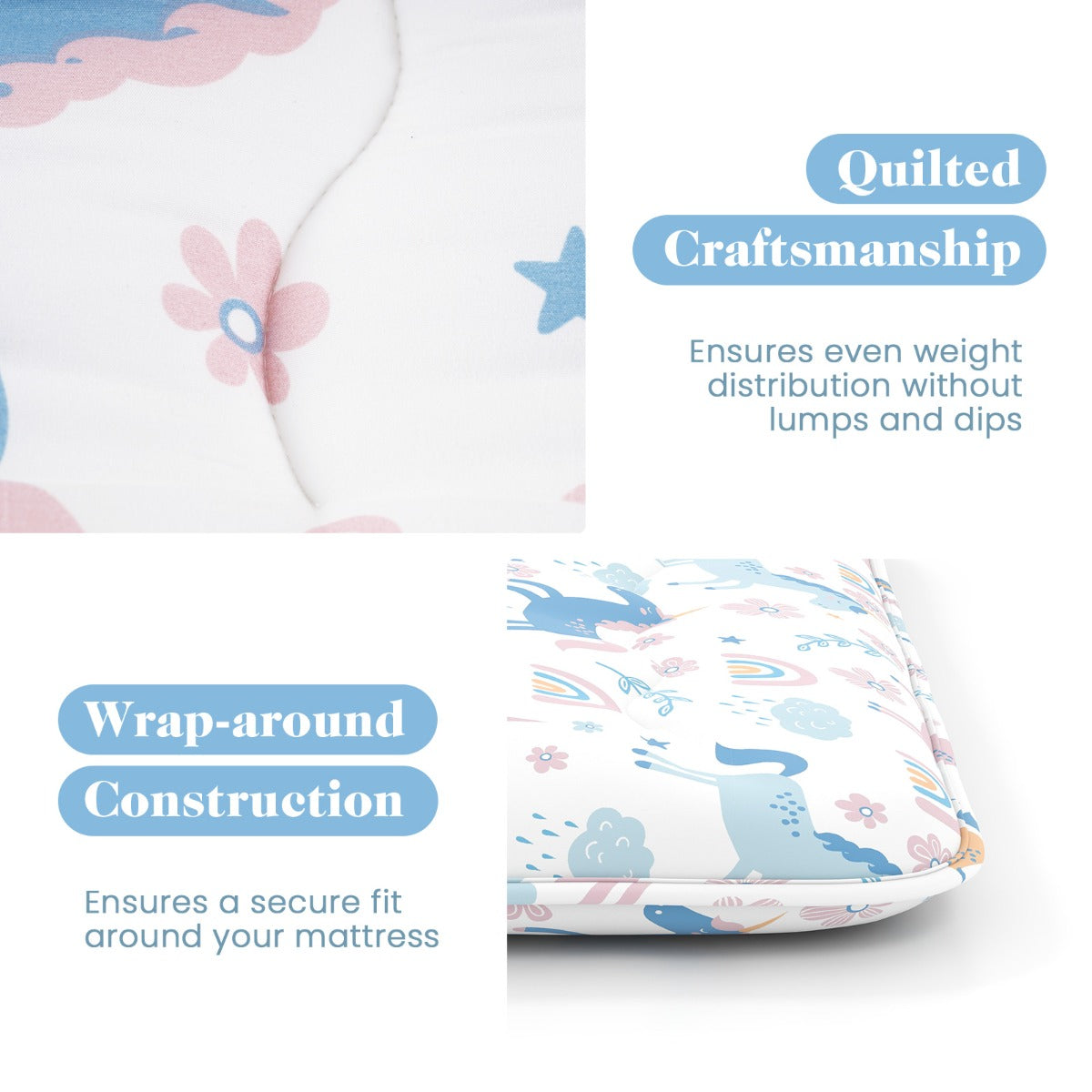 LIVSK Futonmatras in Draagtas - Afneembare Hoes - Polyester Vulling - Veelzijdig Gebruik - 200 x 90 x 10 cm - Kleurrijk