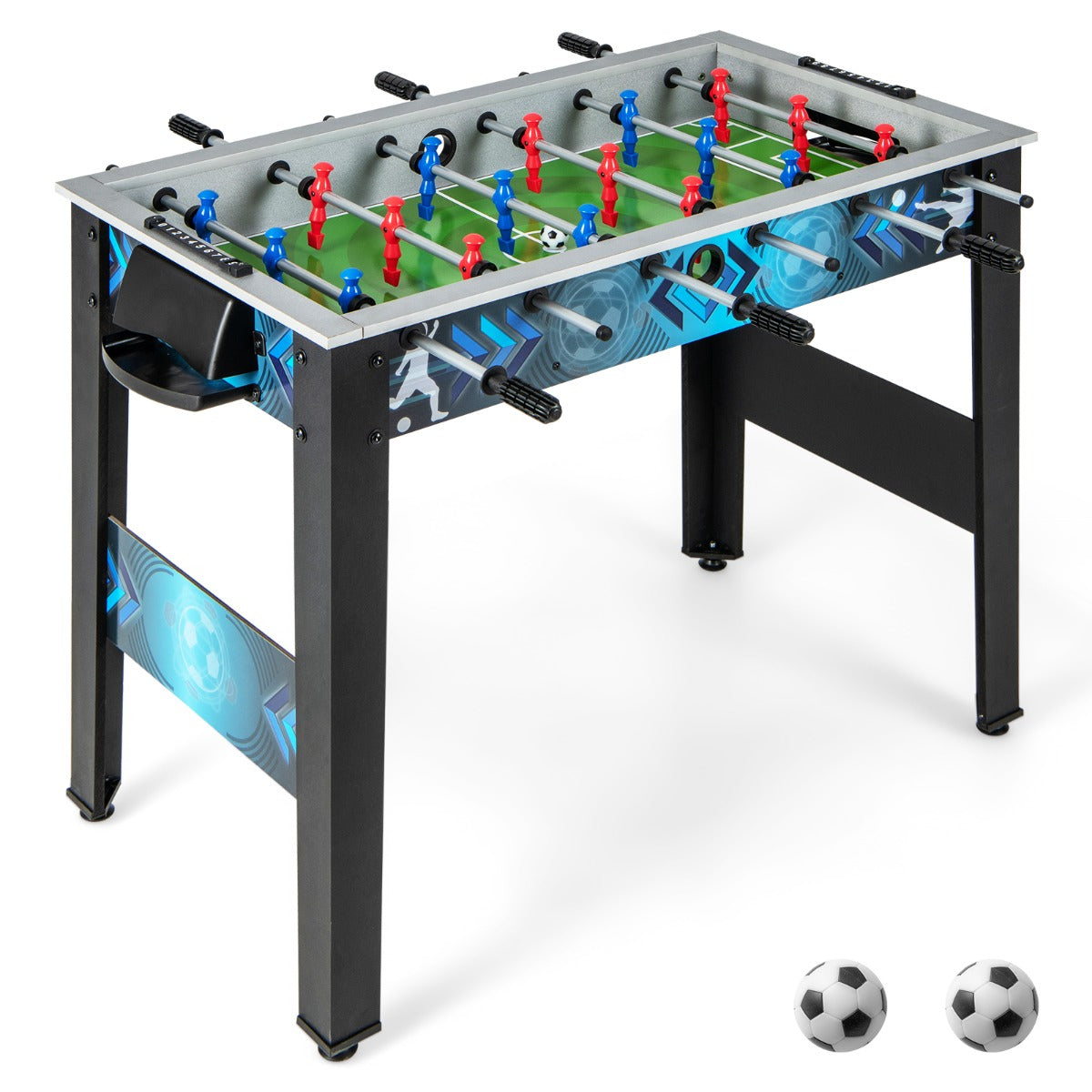 LIVSK Tafelvoetbaltafel - Geschikt voor Alle Leeftijden - Comfortabele Handgrepen - Duurzaam Materiaal - 94,5 x 53,5 x 76,5 cm -