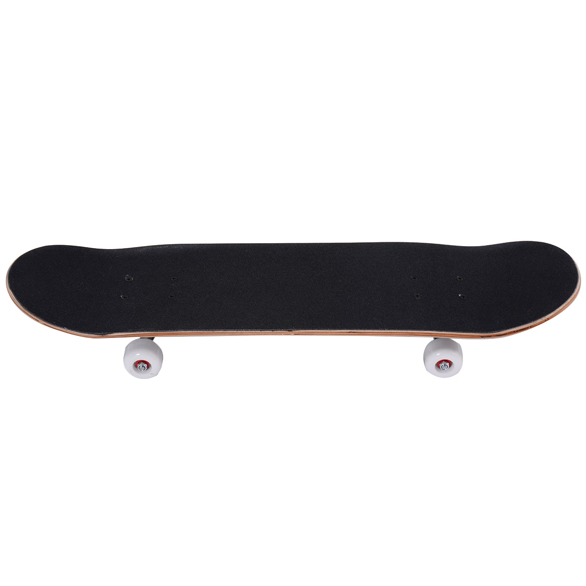 LIVSK Skateboard SP35211BK - Hoogwaardig Esdoornhout - Aluminium Asdrager - PU-wielen - Voor Beginners - Zwart