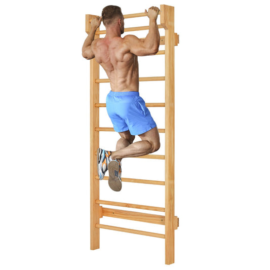 LIVSK Fitnessladder - Multifunctioneel voor Strekken en Krachttraining - Draagvermogen 150 kg - Compacte Afmetingen 195 x 80 x 14