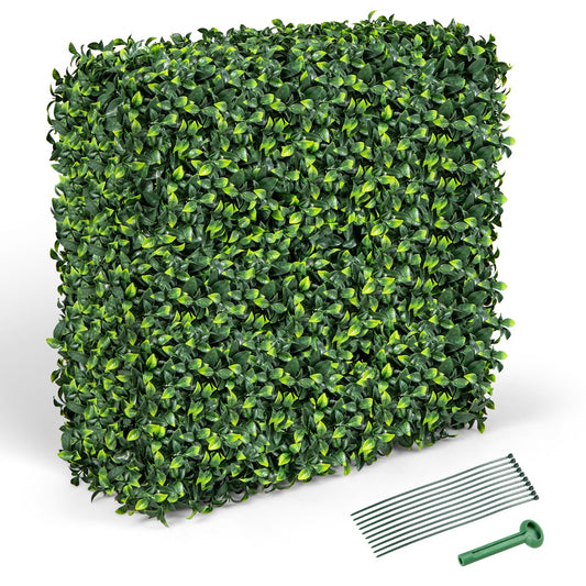 LIVSK Kunstmatige Groene Wand - Onderhoudsvrij - Eenvoudige Installatie - Realistische Bladeren - 92 x 38 x 86 cm - Groen