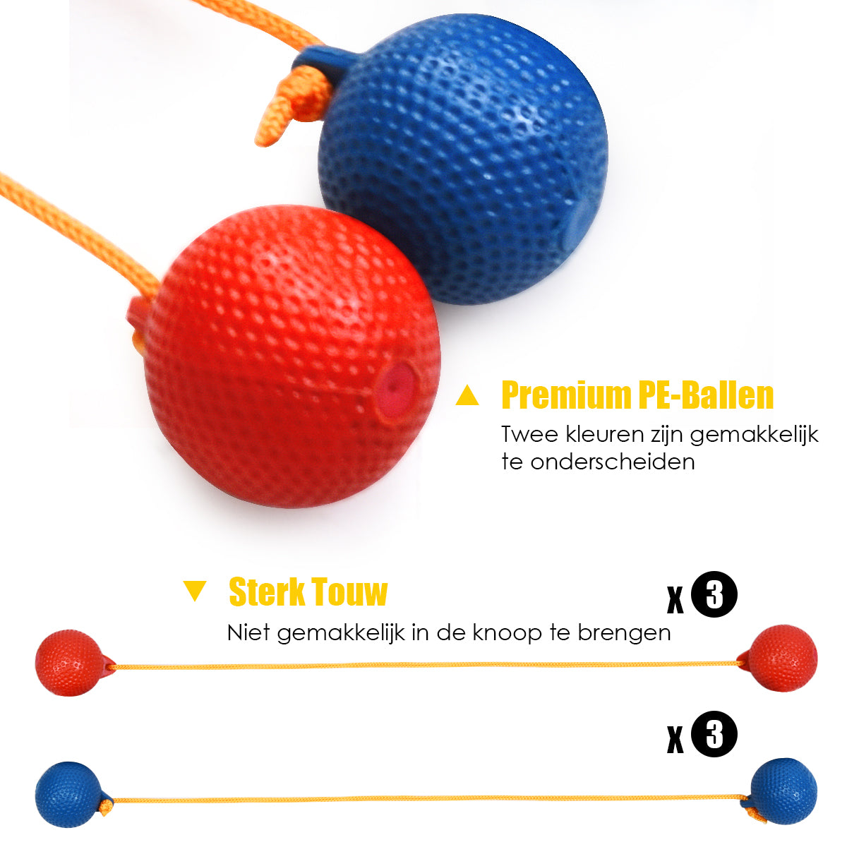 LIVSK Laddergolfset Binnen en Buiten - Voor 2 tot 4 Spelers - Duurzame PVC - Inclusief Draagtas - Veilig voor Kinderen - Wit
