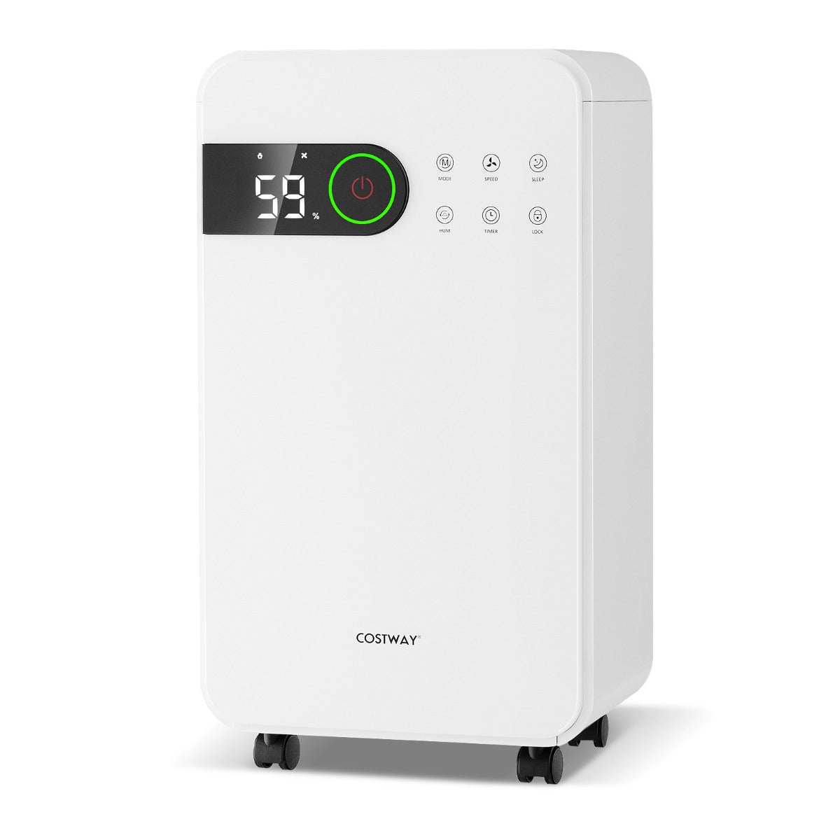 LIVSK Luchtontvochtiger - 15L/dag Capaciteit - 3 Modi - Stille Werking ≤ 33 dB - Automatische Uitschakeling - Wit