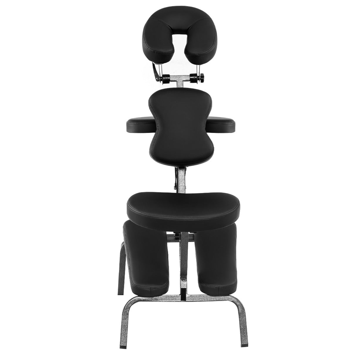 LIVSK Inklapbare Massagestoel - Verstelbaar - Draagbaar - Hoogwaardig Schuim - Tot 150 kg - Inclusief Draagtas - Zwart
