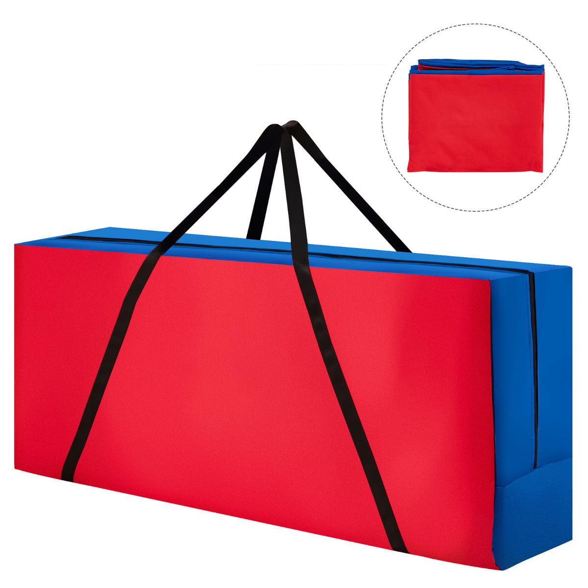LIVSK Draagtas voor Reuze 4 op een Rij - Ergonomische Schouderriemen - Ruime Opbergruimte - Duurzaam Oxford Doek - 120 x 30 x 50