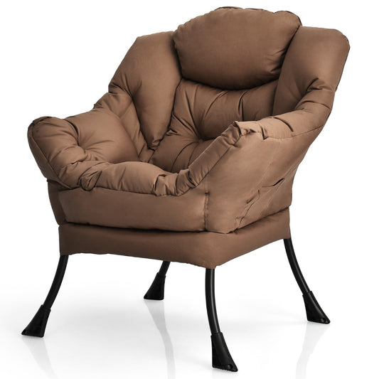 LIVSK Vrijetijdsstoel - Hoogwaardig PP-katoen - Ergonomisch - Antislip - Draagvermogen tot 114 kg - Blauw