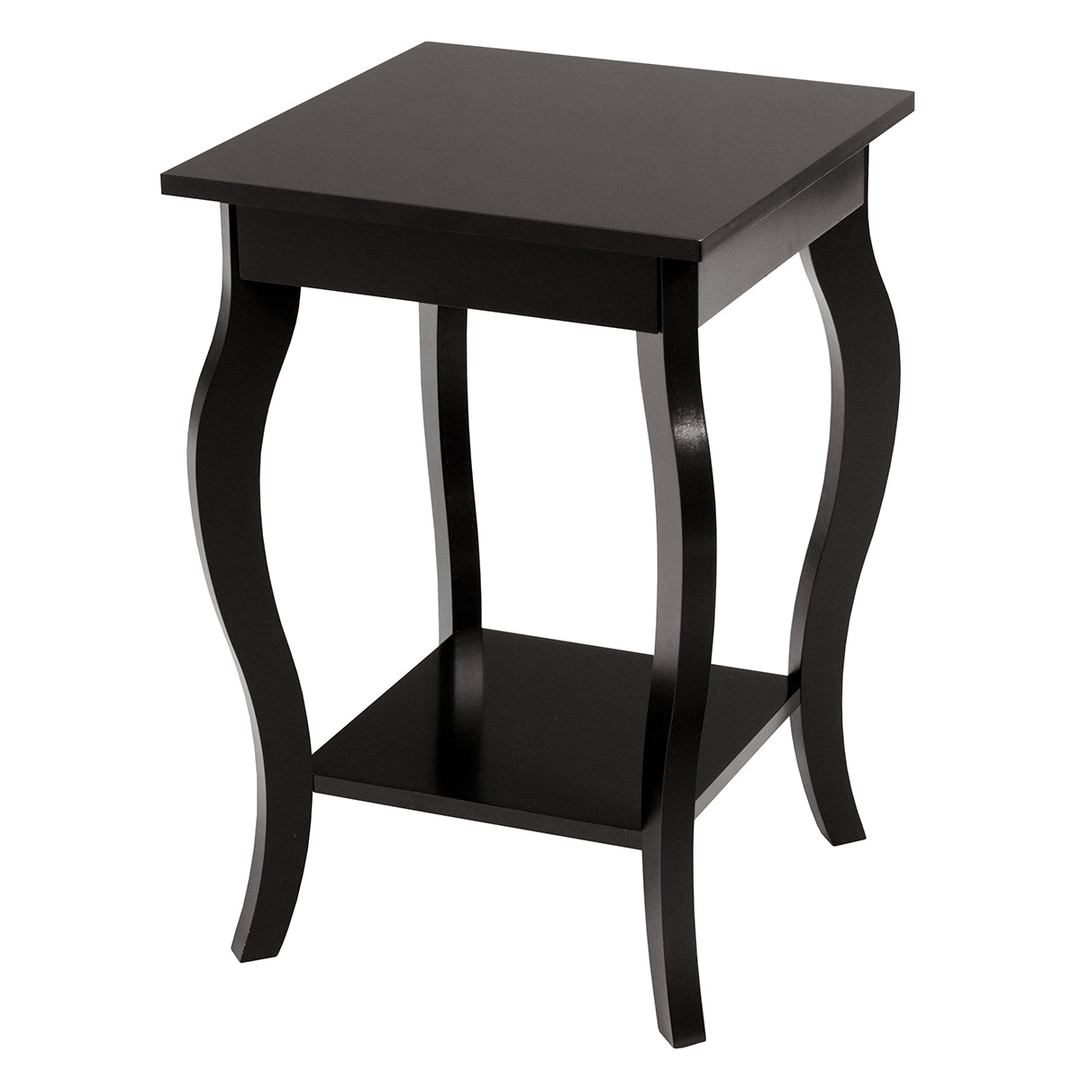 LIVSK Moderne Bijzettafel met Opbergruimte - 2-traps Ontwerp - Stevige Hardware - Gebruiksvriendelijk - 40 x 40 x 60 cm - Bruin