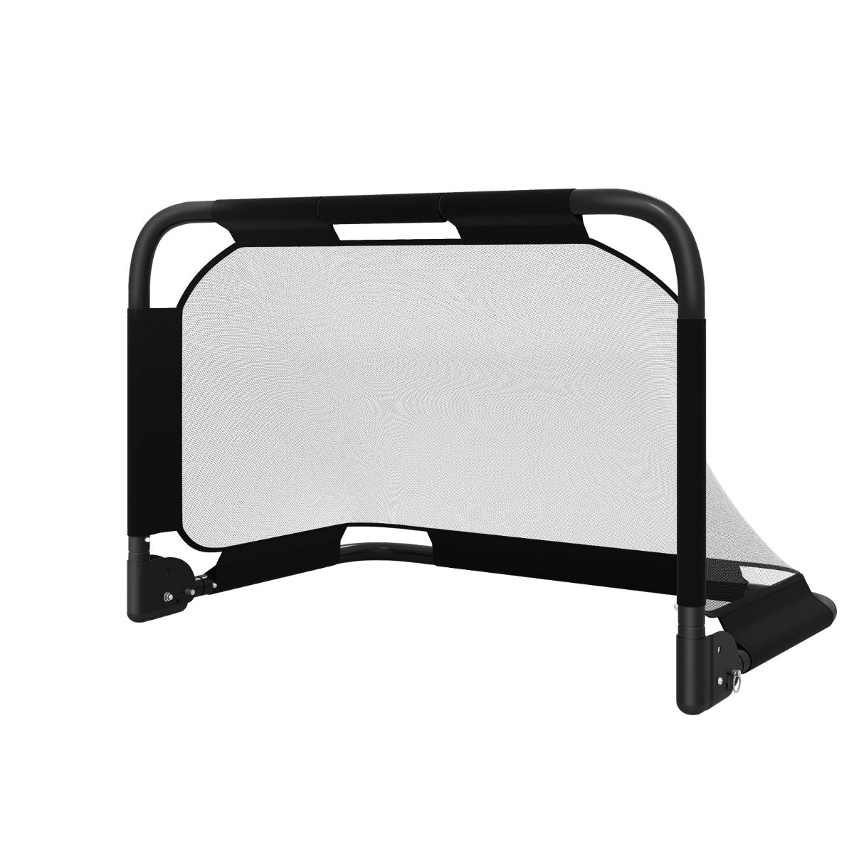 Livsk costway opvouwbaar voetbaldoel pop updoel voor voetbal met doelwand opvouwbaar doel met verankeringssysteem en robuust metalen frame 1