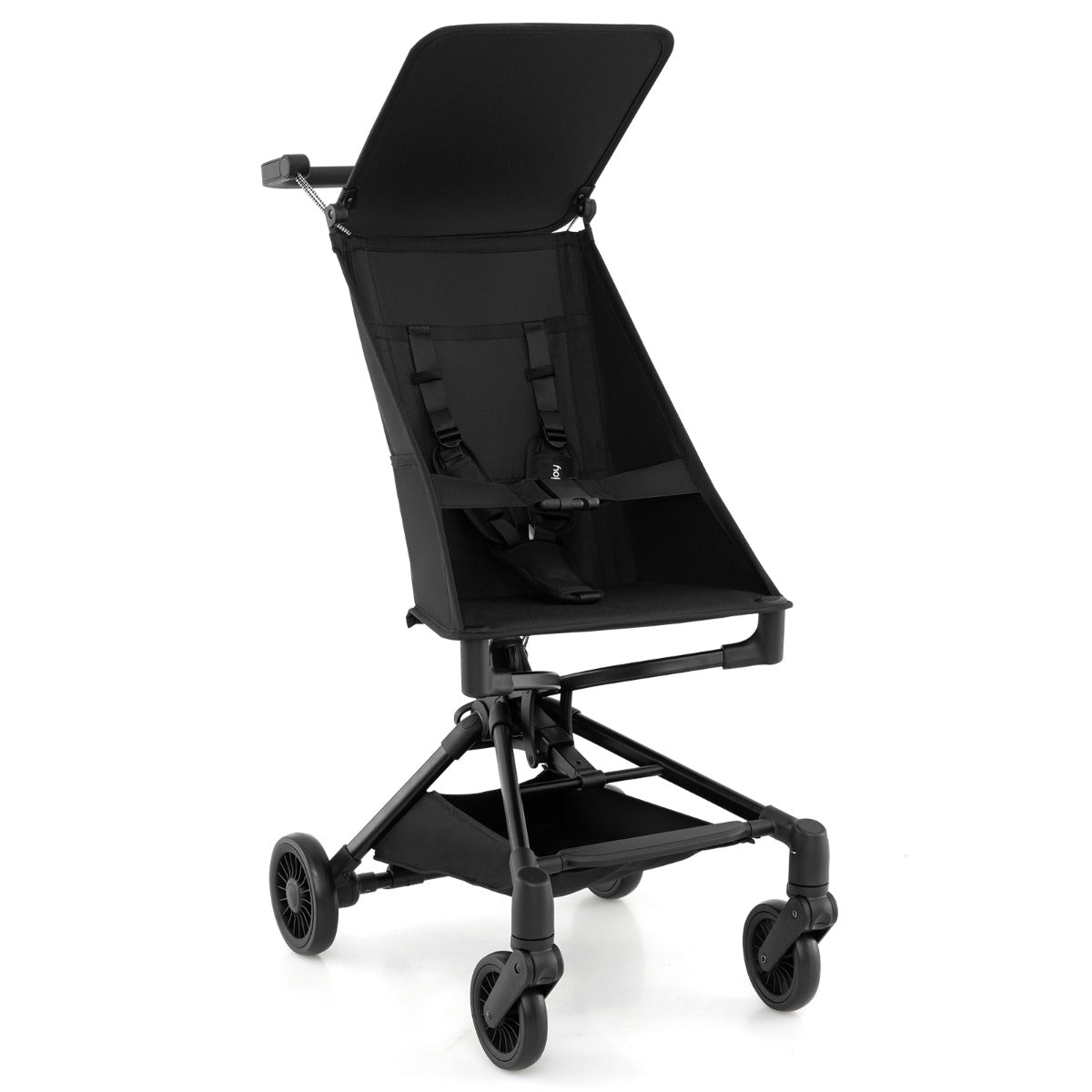 LIVSK Opvouwbare Kinderwagen - Lichtgewicht 5 kg - All-terrain Wielen - Compact voor Vliegtuigen - Voor Kinderen tot 15 kg - Zwart