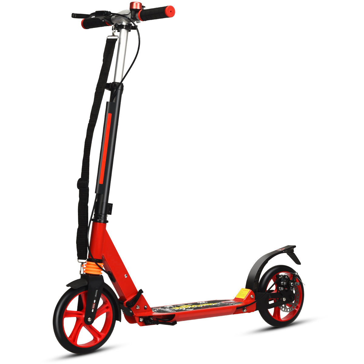 LIVSK Sportstep - Opvouwbaar - Aluminiumlegering - 3 Verstelbare Hoogtes - Grote PU-wielen - Tot 100 kg - Zoals afgebeeld