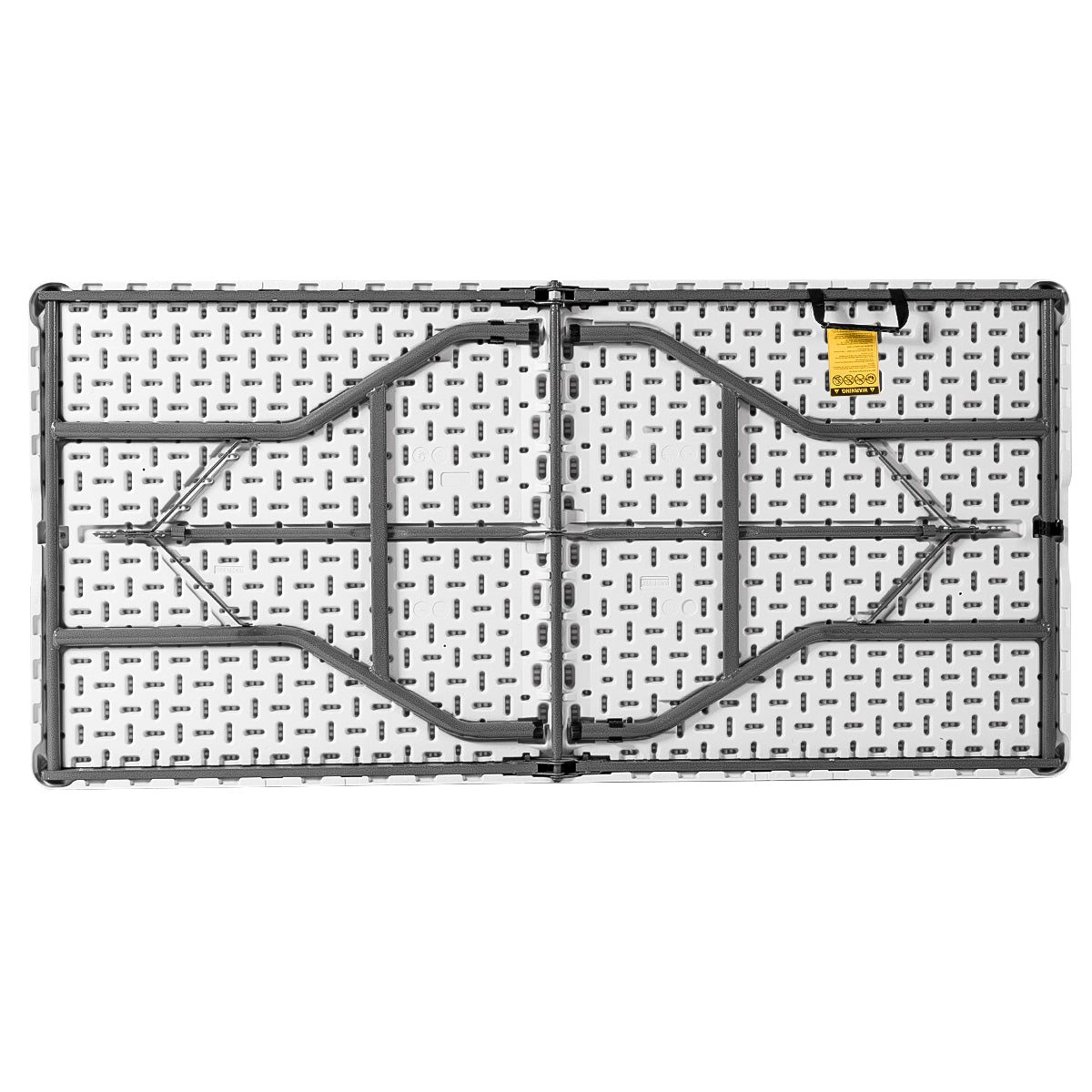 LIVSK Opvouwbare Draagbare Tafel - Voor Binnen en Buiten - Stevig tot 150 kg - Eenvoudig schoon te maken - 153 x 74 x 74 cm -