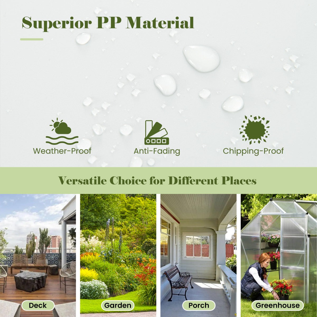 LIVSK Verhoogd Tuinbed met Traliewerk - Zelfbewatering 9L - Verstelbaar tot 150 cm - Duurzaam PP - 53L - Wit