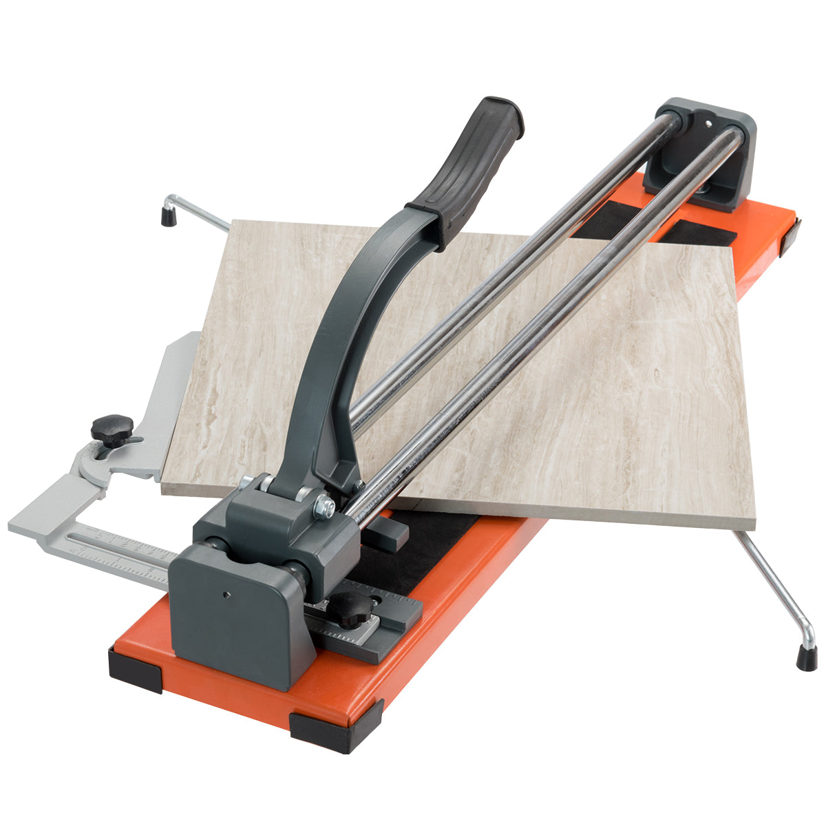 LIVSK Professionele Tegelsnijder - Snijlengte 61 cm - Snijdikte 5-12 mm - Ergonomisch Ontwerp - Stabiele Basis - Zwart